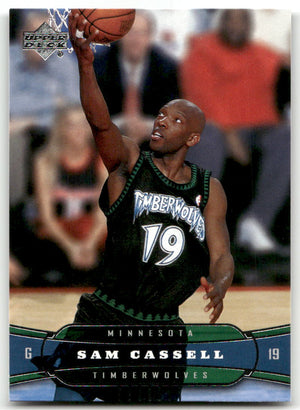 Basketball NBA Sam Cassell - 2004-05 Upper Deck - Minnesota Timberwolves #111 Trading Card Original