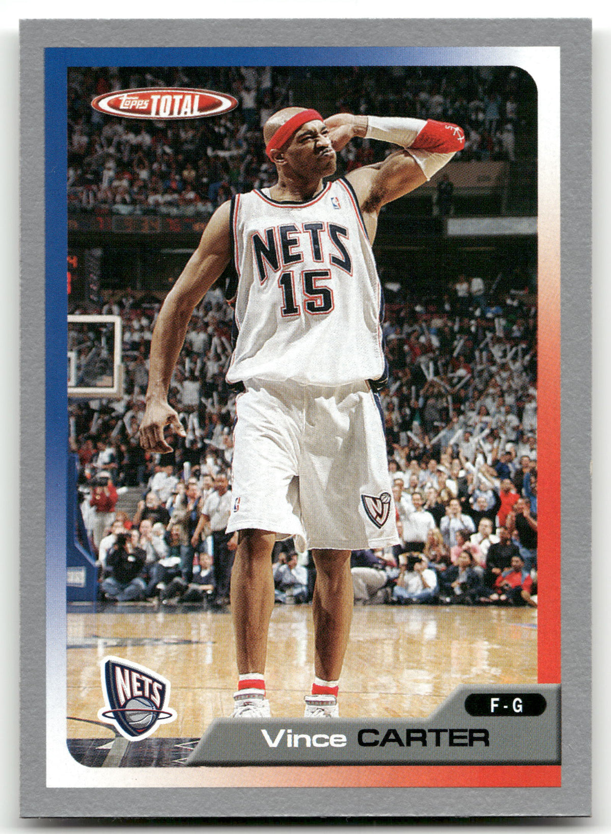 Basketball NBA Vince Carter - 2005-06 Topps Total - New Jersey Nets #7 Trading Card Original