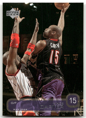 Basketball NBA Vince Carter - 2002-03 Upper Deck - Toronto Raptors #162 Trading Card Original