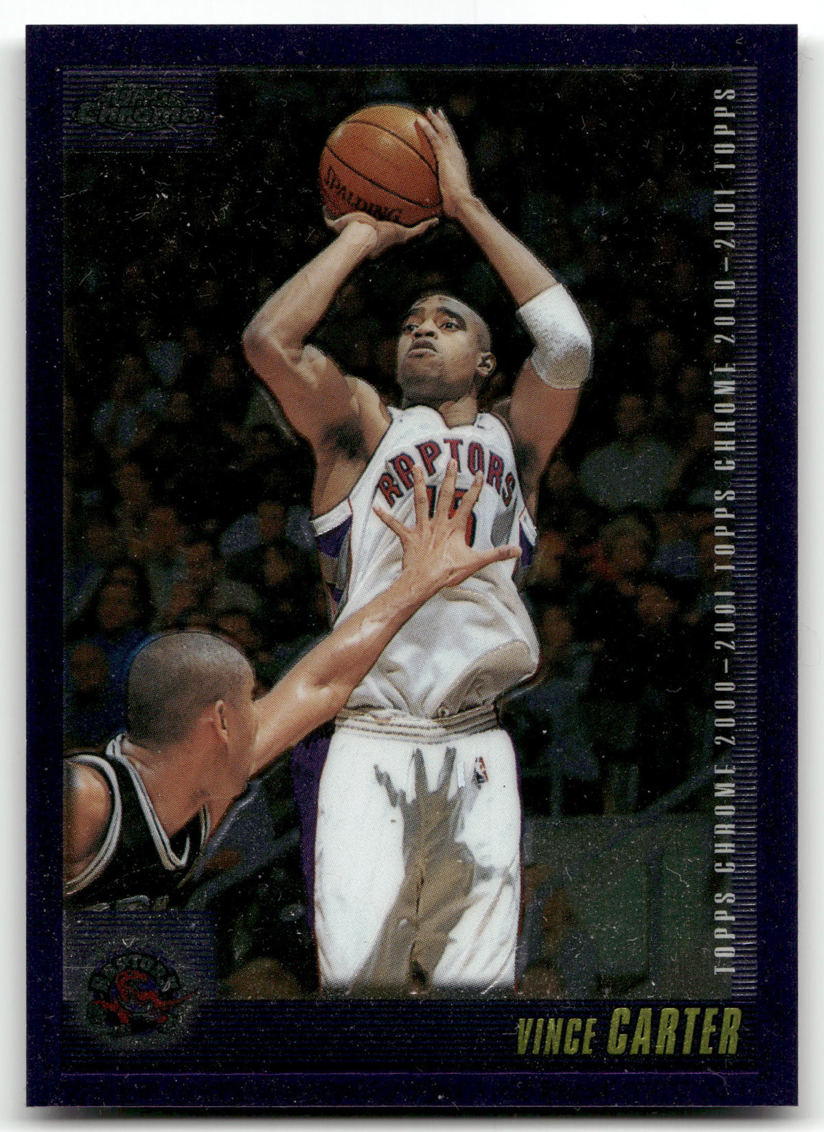 Basketball NBA Vince Carter - 2000-01 Topps Chrome - Toronto Raptors #33 Trading Card Original