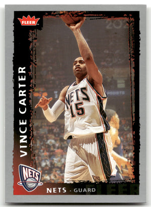 Basketball NBA Vince Carter - 2008-09 NBA Fleer - New Jersey Nets #62 Trading Card Original