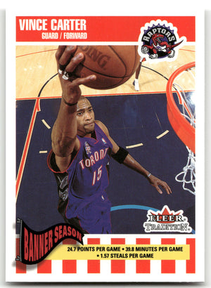 Basketball NBA Vince Carter - 2002-03 Fleer Tradition - Toronto Raptors #269 Trading Card Original