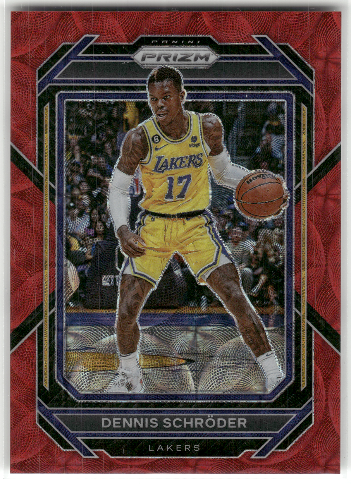 Basketball NBA Dennis Schröder - 2022-23 Panini Prizm Basketball - Red Choice /88 - Los Angeles Lakers #185 Trading Card Original