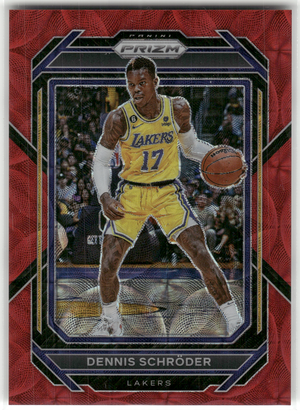 Basketball NBA Dennis Schröder - 2022-23 Panini Prizm Basketball - Red Choice /88 - Los Angeles Lakers #185 Trading Card Original