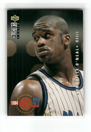 Basketball NBA Shaquille O'Neal - 1994 Upper Deck Collector's Choice - Pro Files - Orlando Magic #205 Trading Card Original
