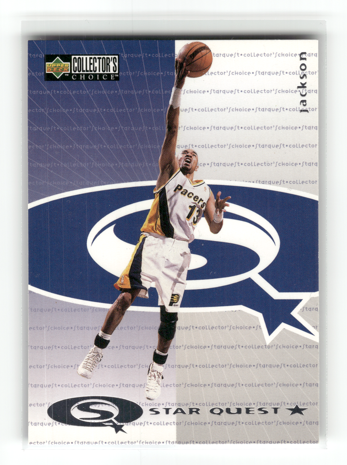 Basketball NBA Mark Jackson - 1997-98 Upper Deck Collector's Choice Star Quest - Indiana Pacers #SQ24 Trading Card Original