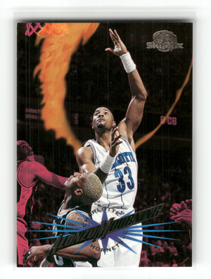 Basketball NBA Alonzo Mourning - 1995-96 SkyBox NBA - Charlotte Hornets #14 Trading Card Original