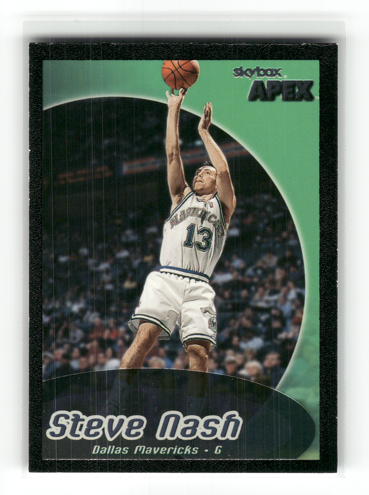 Basketball NBA Steve Nash - 1999-00 Skybox Apex - Dallas Mavericks #145 Trading Card Original
