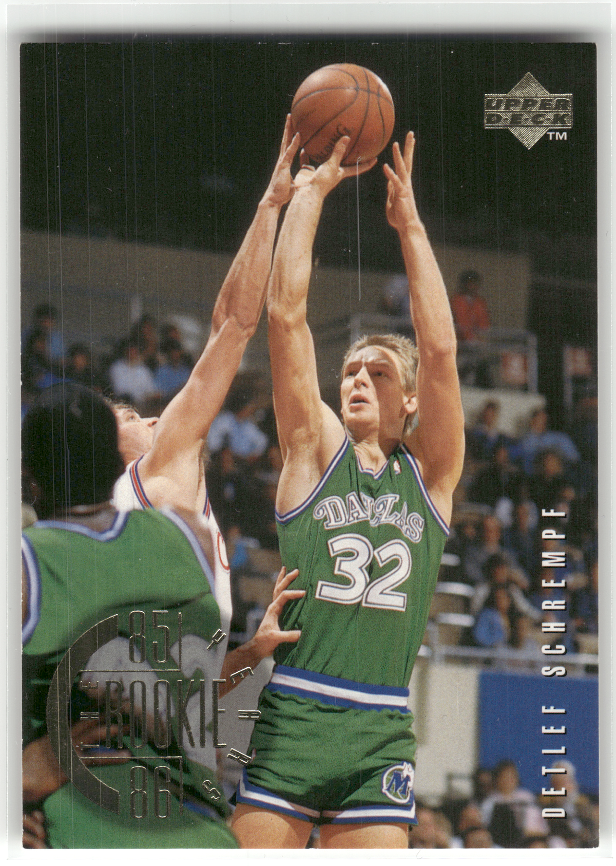 Basketball NBA Detlef Schrempf Rookie - 1995 Upper Deck The Rookie Years - Dallas Mavericks #143 Trading Card Original