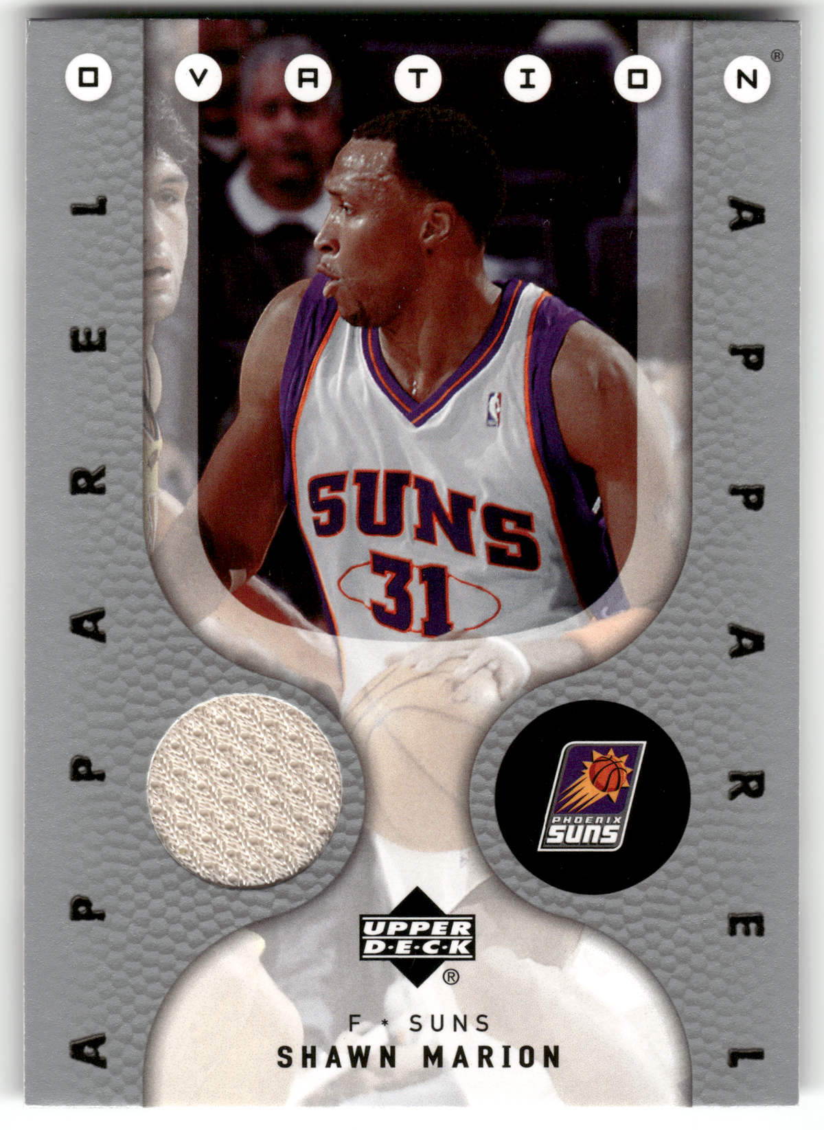 Basketball NBA Shawn Marion - 2006 Upper Deck Ovation - Game-Used - Phoenix Suns #OA-SM Trading Card Original