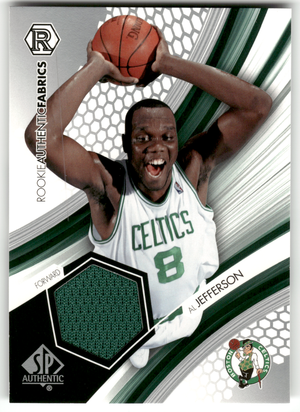 Basketball NBA Al Jefferson Rookie - 2004-05 SP Authentic - Rookie-Photo-Shoot Worn Relic - Boston Celtics #RAF-AJ Trading Card Original