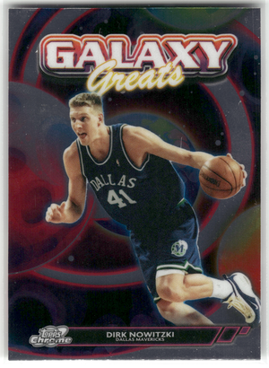 Basketball NBA Dirk Nowitzki - 2026 Topps Chrome Galaxy Greats - Dallas Mavericks #GG-3 Trading Card Original