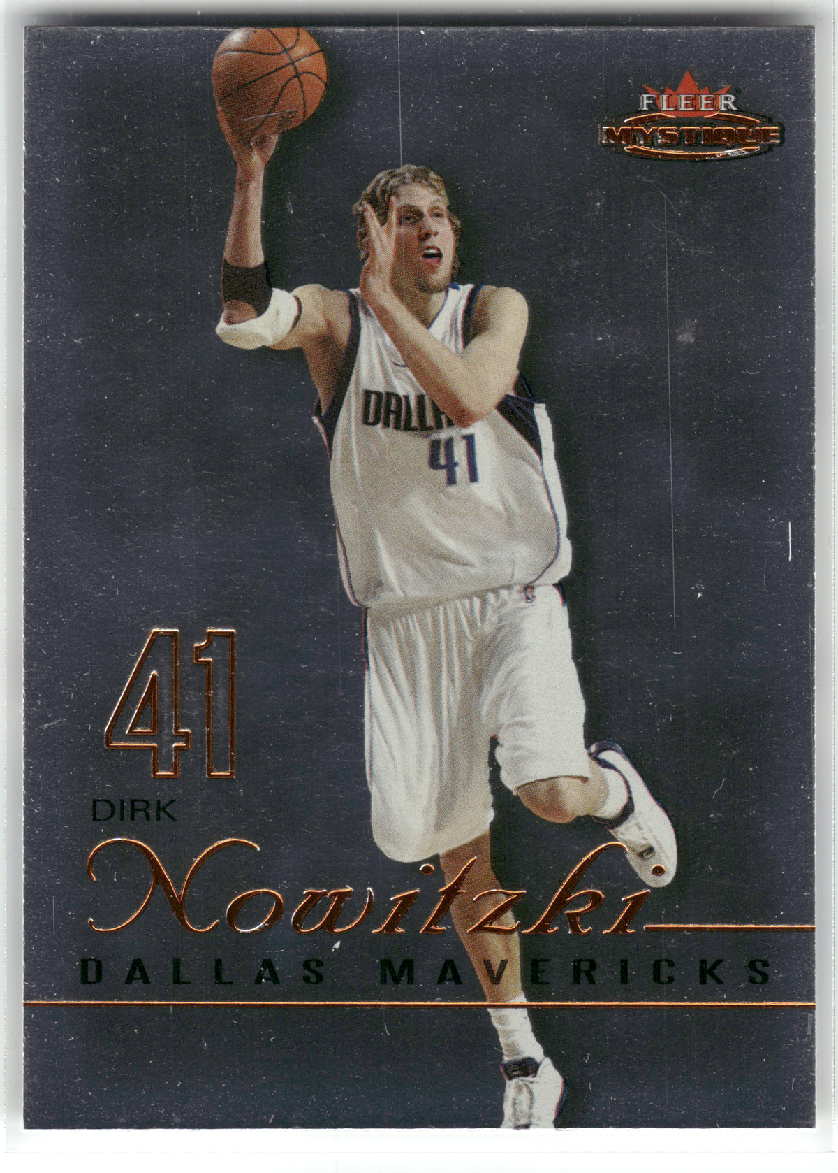Basketball NBA Dirk Nowitzki - 2003-04 Fleer Mystique - Dallas Mavericks #2 Trading Card Original