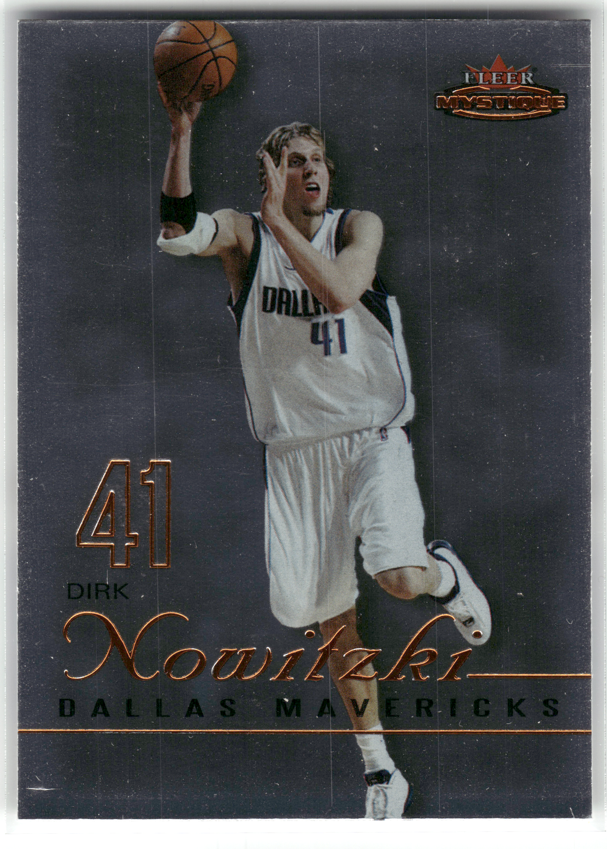 Basketball NBA Dirk Nowitzki - 2003-04 Fleer Mystique - Dallas Mavericks #2 Trading Card Original