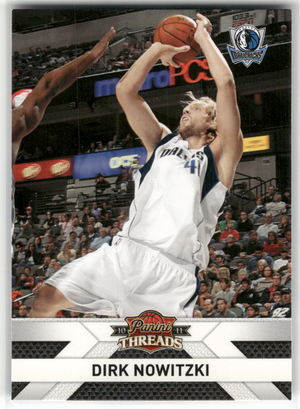 Basketball NBA Dirk Nowitzki - 2010-11 Panini Threads - Dallas Mavericks #106 Trading Card Original