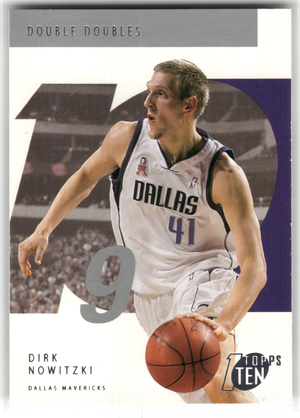 Basketball NBA Dirk Nowitzki - 2002 2001-02 Topps Ten - Dallas Mavericks #109 Trading Card Original