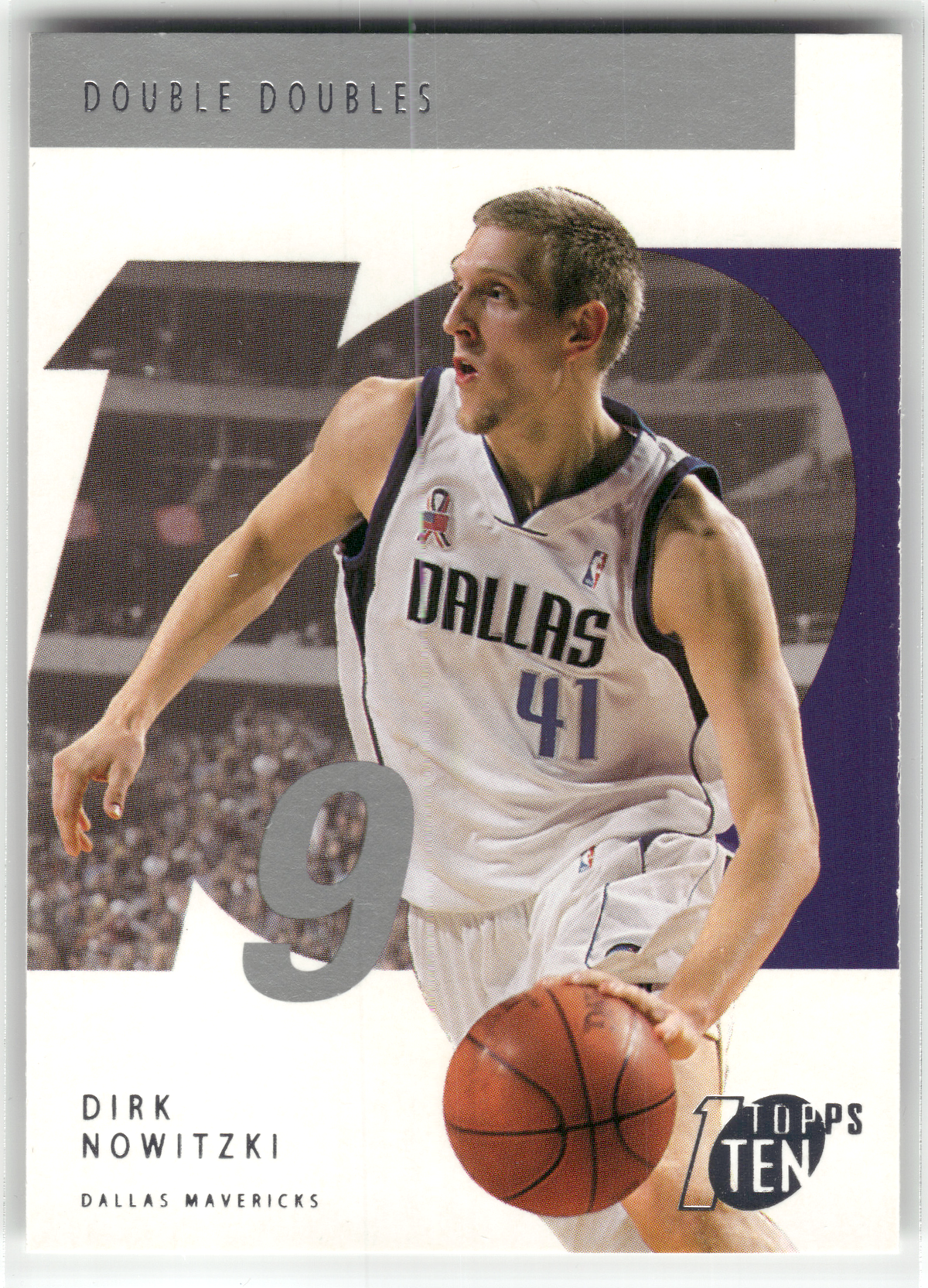 Basketball NBA Dirk Nowitzki - 2002 Topps Ten - Dallas Mavericks #109 Trading Card Original