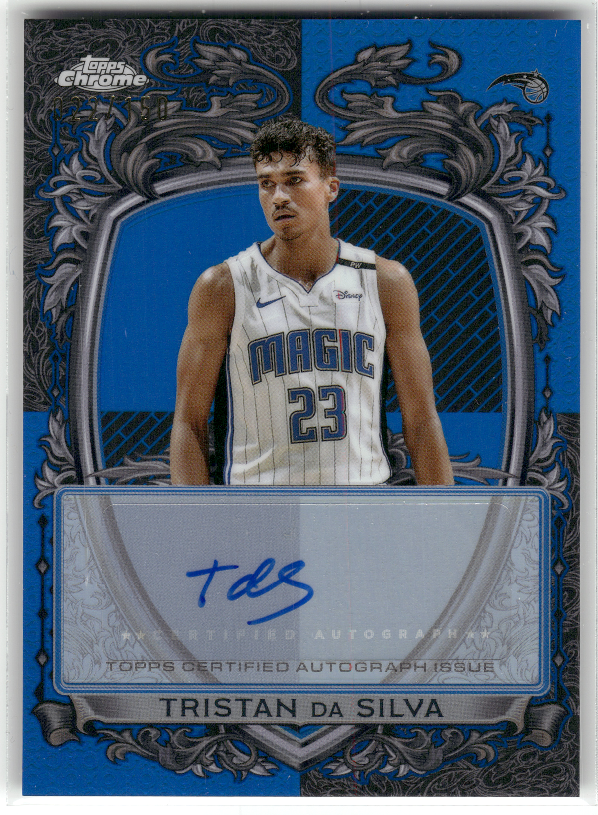 Basketball NBA Tristan da Silva - 2025-26 Topps Chrome Basketball - Orlando Magic #SS-TDS Trading Card Original