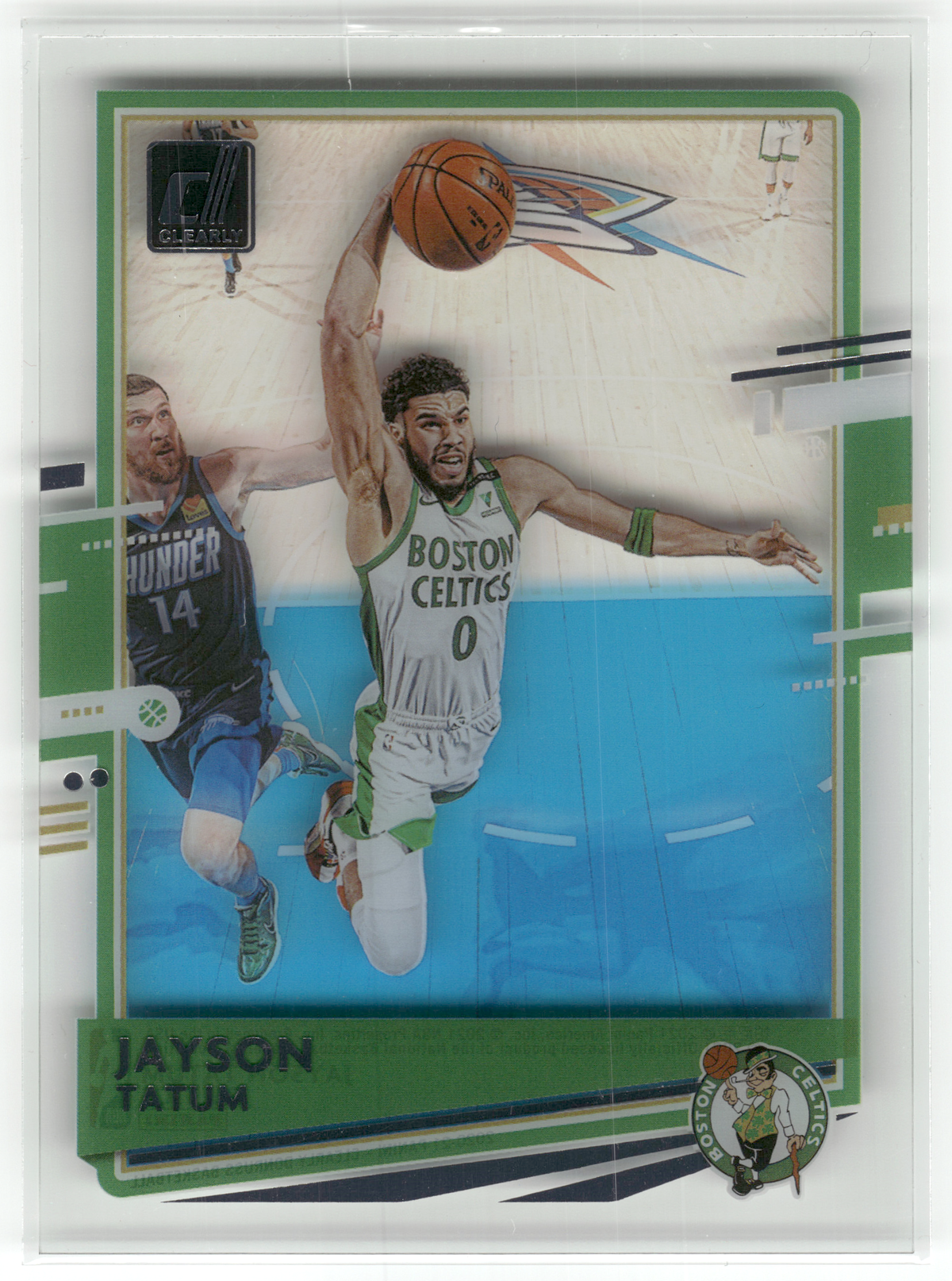 Basketball NBA Jayson Tatum - 2020-21 Panini Clearly Donruss Basketball - Boston Celtics #31 Trading Card Original