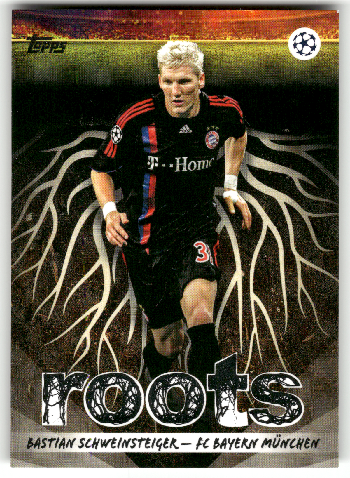Fußball Bastian Schweinsteiger - 2026 Topps UEFA CL Roots - FC Bayern München #RT-19 Trading Card Original
