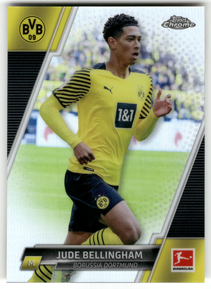 Fußball Jude Bellingham - 2021-22 Topps Chrome Bundesliga - Refractor - Borussia Dortmund #31 Trading Card Original
