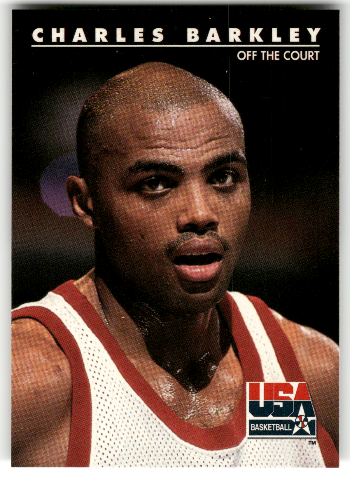 Basketball NBA Charles Barkley - 1992 SkyBox USA Basketball - USA Basketball #5 Trading Card Original
