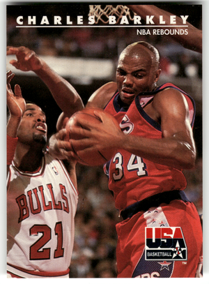 Basketball NBA Charles Barkley - 1992 SkyBox USA Basketball - USA Basketball #9 Trading Card Original