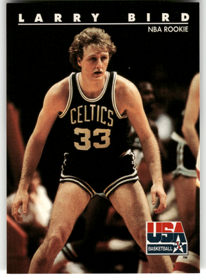 Basketball NBA Larry Bird - 1992 SkyBox USA Basketball - Boston Celtics #11 Trading Card Original