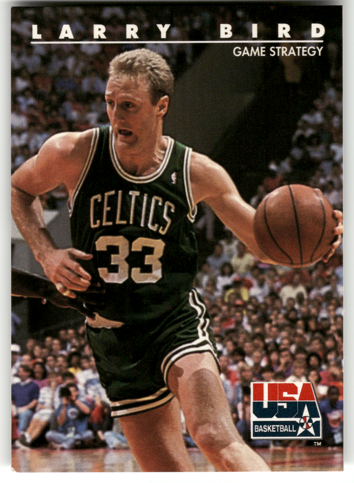 Basketball NBA Larry Bird - 1992 SkyBox USA Basketball - Boston Celtics #12 Trading Card Original