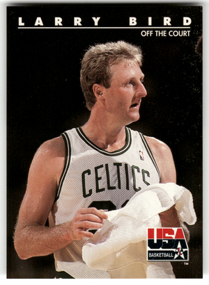 Basketball NBA Larry Bird - 1992 SkyBox USA Basketball - Boston Celtics #14 Trading Card Original