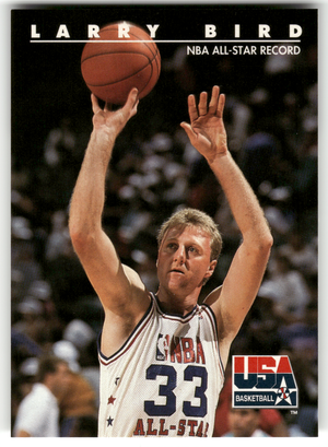 Basketball NBA Larry Bird - 1992 SkyBox USA Basketball - Boston Celtics #16 Trading Card Original