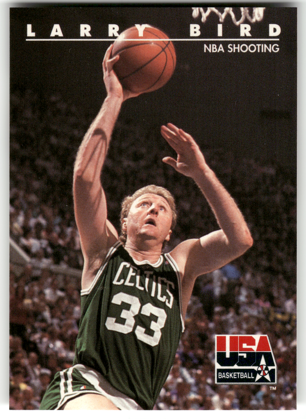 Basketball NBA Larry Bird - 1992 SkyBox USA Basketball - Boston Celtics #17 Trading Card Original