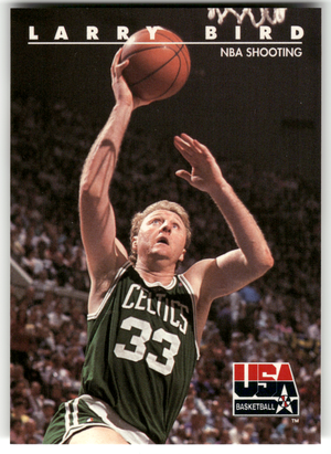 Basketball NBA Larry Bird - 1992 SkyBox USA Basketball - Boston Celtics #17 Trading Card Original