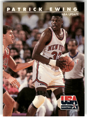 Basketball NBA Patrick Ewing - 1992 SkyBox USA Basketball NBA Update - New York Knicks #19 Trading Card Original