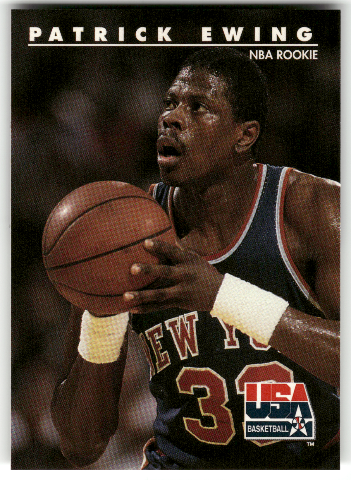 Basketball NBA Patrick Ewing - 1992 SkyBox USA Basketball - New York Knicks #20 Trading Card Original