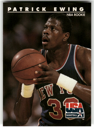 Basketball NBA Patrick Ewing - 1992 SkyBox USA Basketball - New York Knicks #20 Trading Card Original