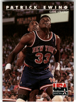 Basketball NBA Patrick Ewing - 1992 SkyBox USA Basketball - New York Knicks #21 Trading Card Original