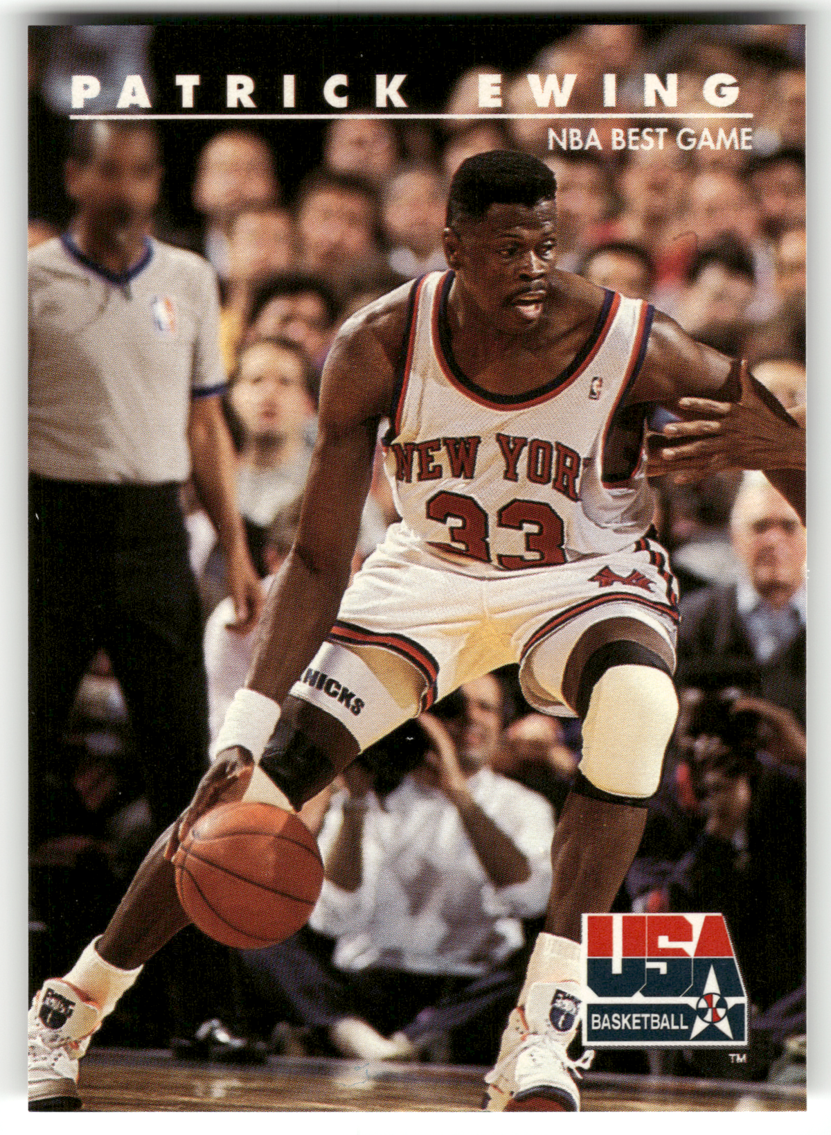 Basketball NBA Patrick Ewing - 1992 SkyBox USA Basketball - New York Knicks #22 Trading Card Original