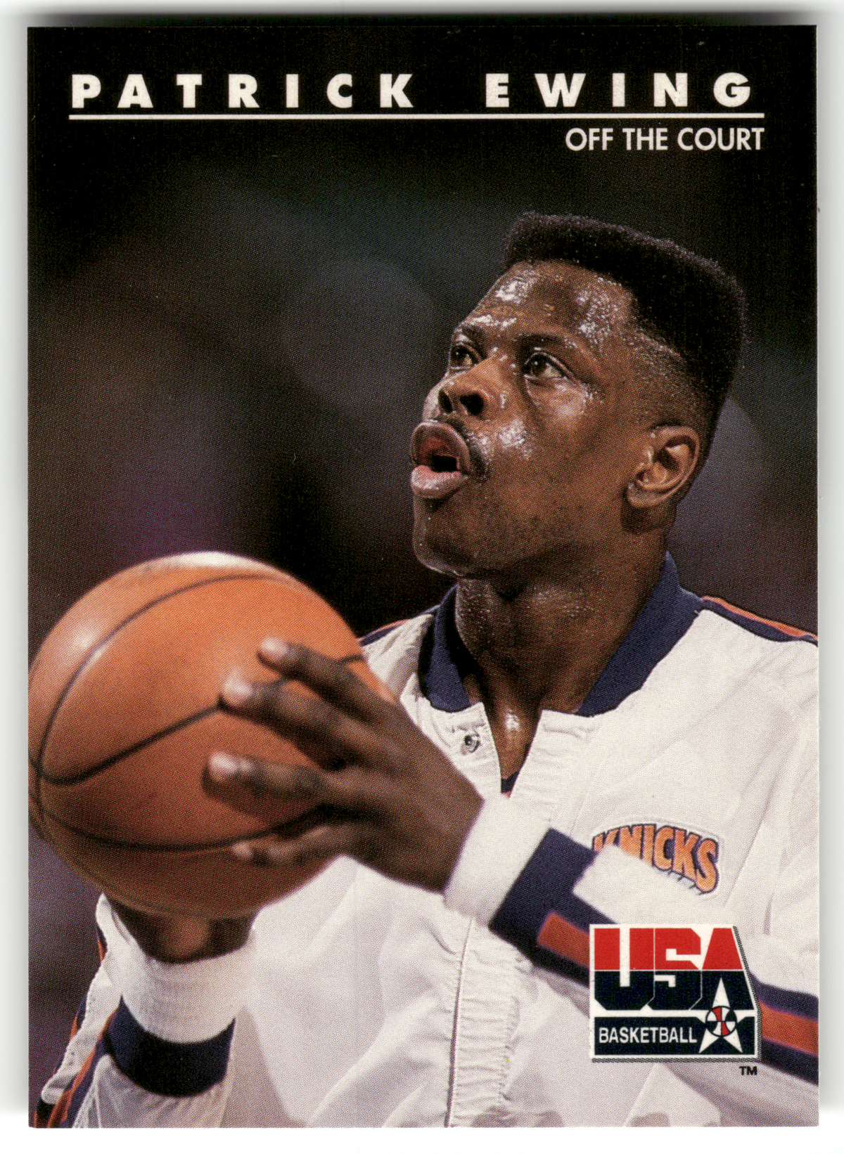 Basketball NBA Patrick Ewing - 1992 SkyBox USA Basketball - New York Knicks #23 Trading Card Original