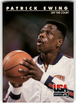 Basketball NBA Patrick Ewing - 1992 SkyBox USA Basketball - New York Knicks #23 Trading Card Original