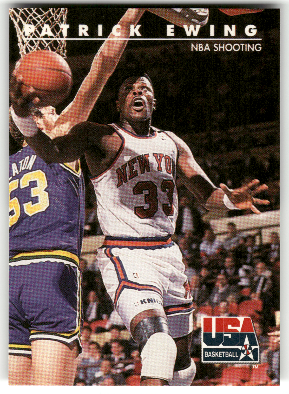 Basketball NBA Patrick Ewing - 1992 SkyBox USA Basketball - New York Knicks #26 Trading Card Original