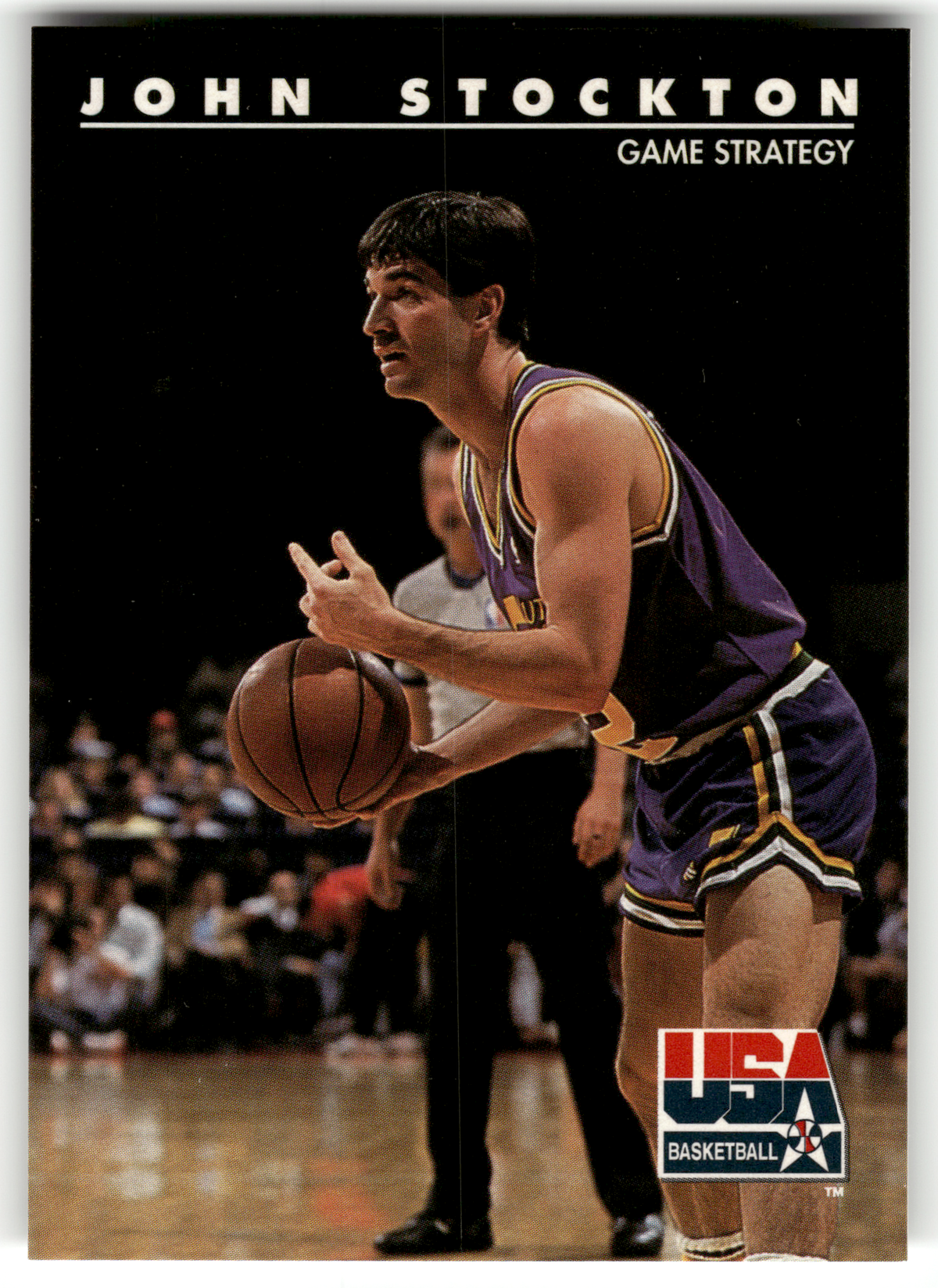 Basketball NBA John Stockton - 1992 SkyBox USA Basketball - USA Basketball #84 Trading Card Original