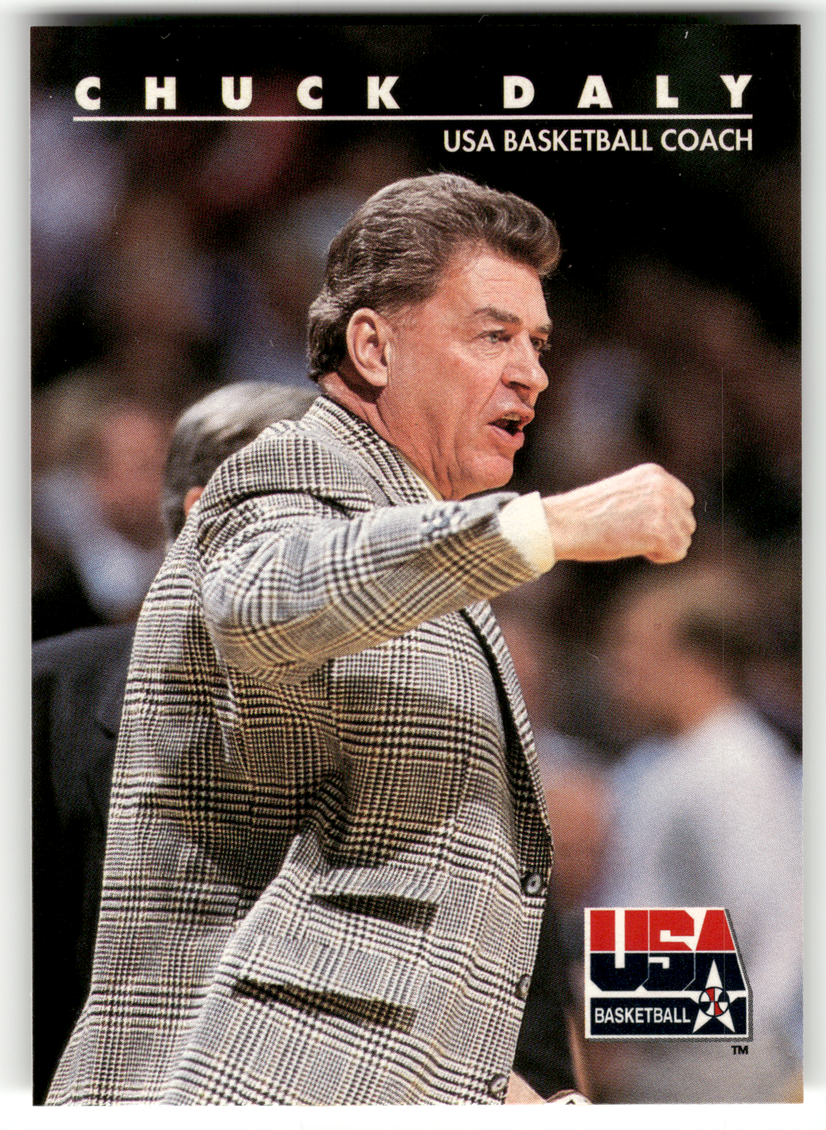 Basketball NBA Chuck Daly - 1992 SkyBox USA Basketball - USA Basketball #93 Trading Card Original