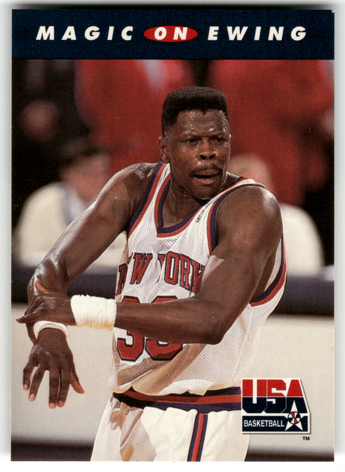 Basketball NBA Patrick Ewing - 1992 SkyBox USA Basketball - New York Knicks #103 Trading Card Original