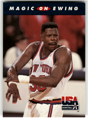 Basketball NBA Patrick Ewing - 1992 SkyBox USA Basketball - New York Knicks #103 Trading Card Original