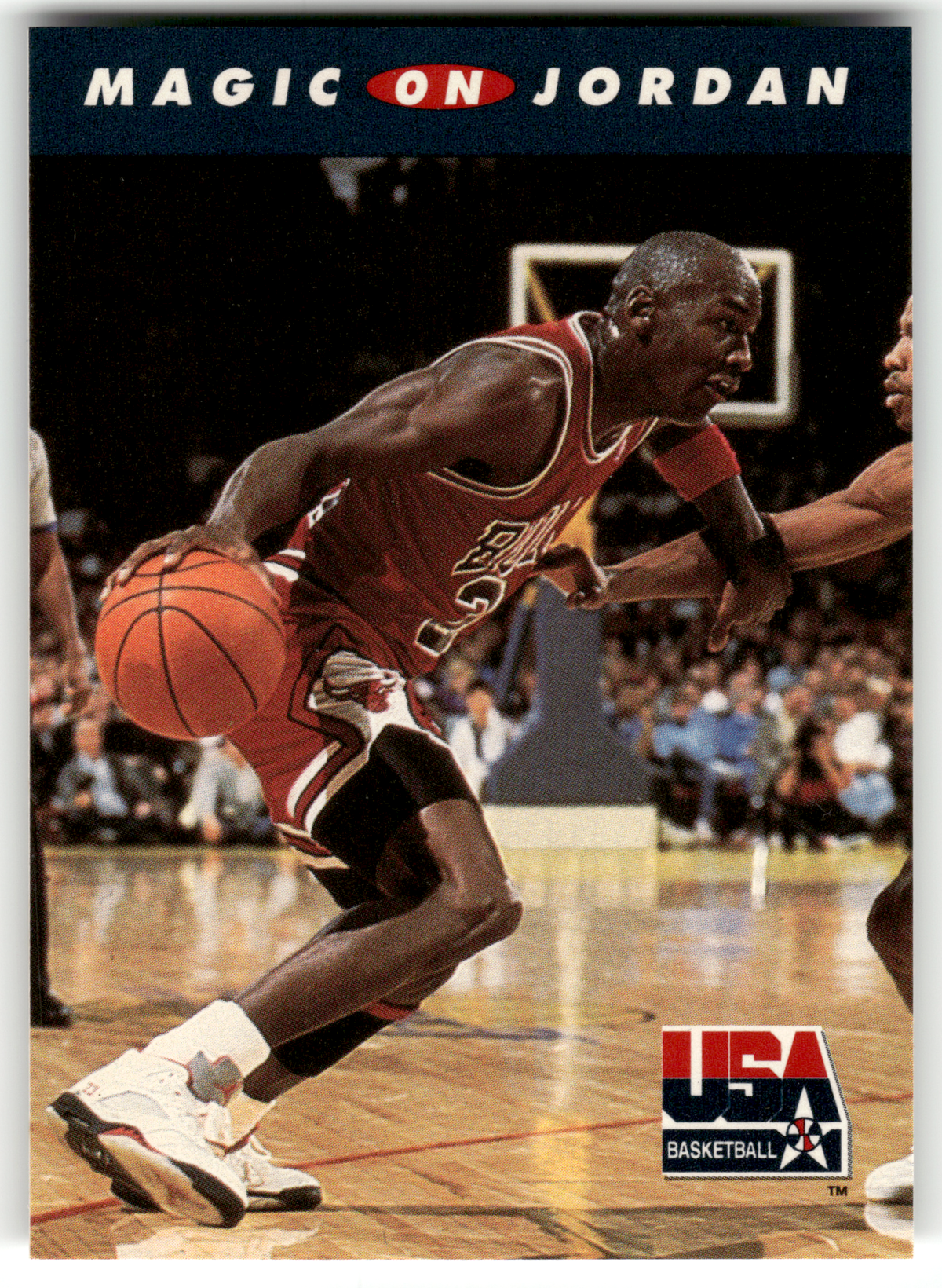 Basketball NBA Michael Jordan - 1992 SkyBox USA Basketball - Chicago Bulls #105 Trading Card Original