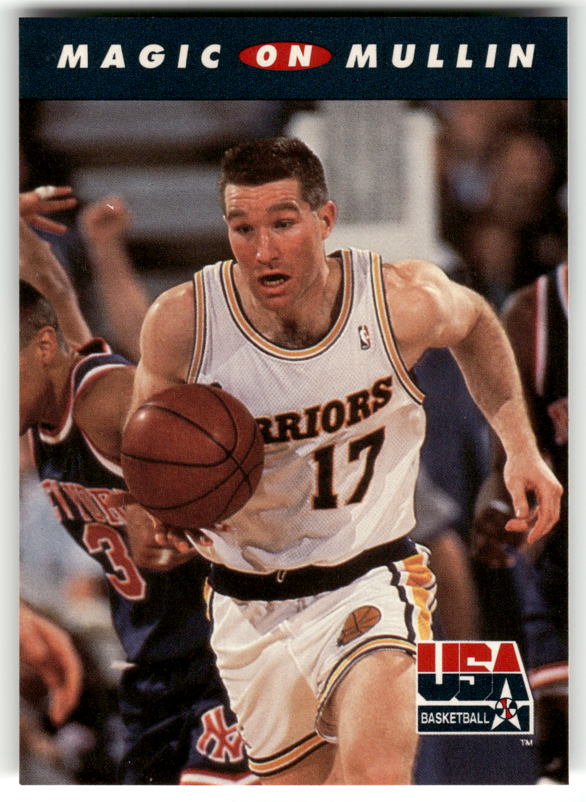 Basketball NBA Chris Mullin - 1992 SkyBox USA Basketball - Golden State Warriors #107 Trading Card Original
