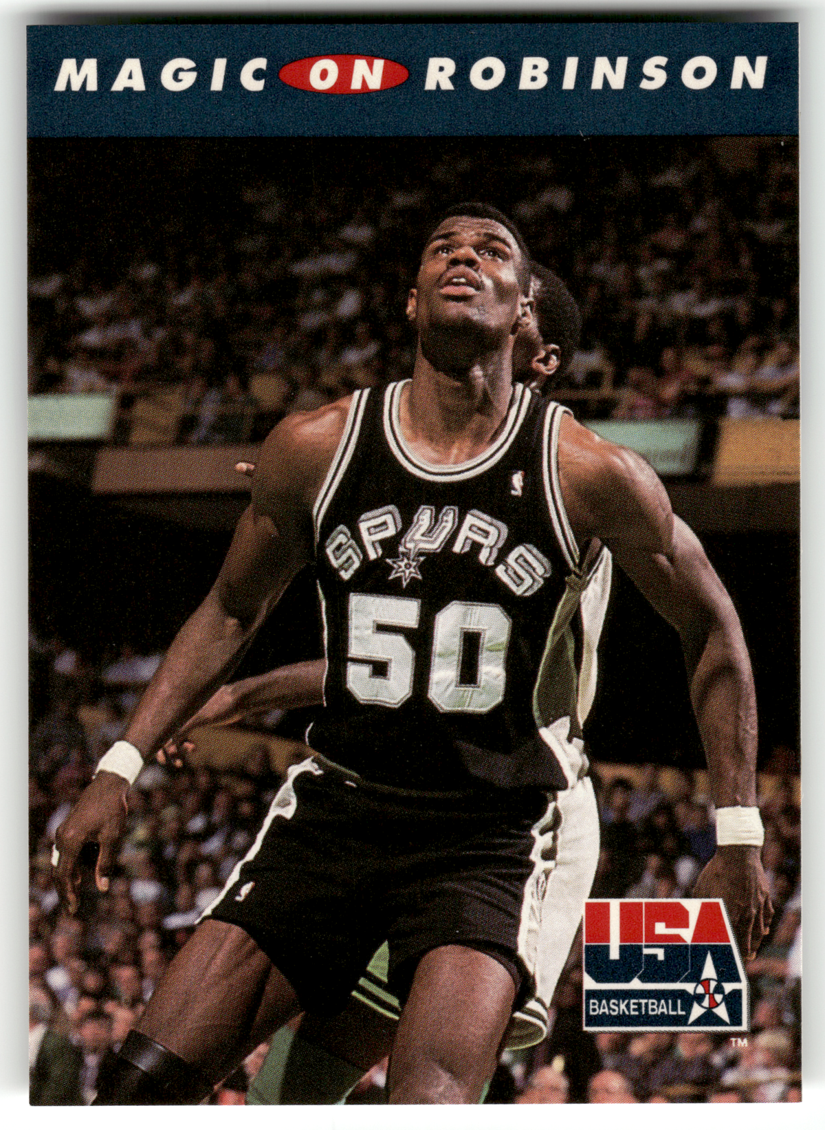 Basketball NBA David Robinson - 1992 SkyBox USA Basketball - San Antonio Spurs #109 Trading Card Original