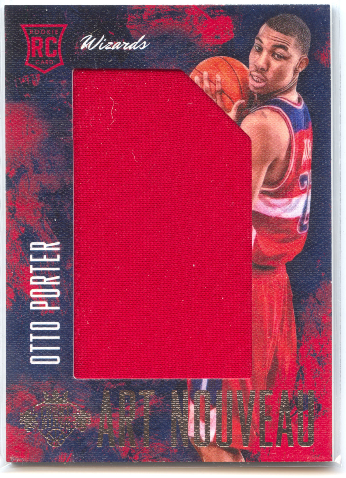 Basketball NBA Otto Porter Rookie - 2013-14 Panini Court Kings Basketball - Rookie Jumbu Relic /325 - Washington Wizards #16 Trading Card Original