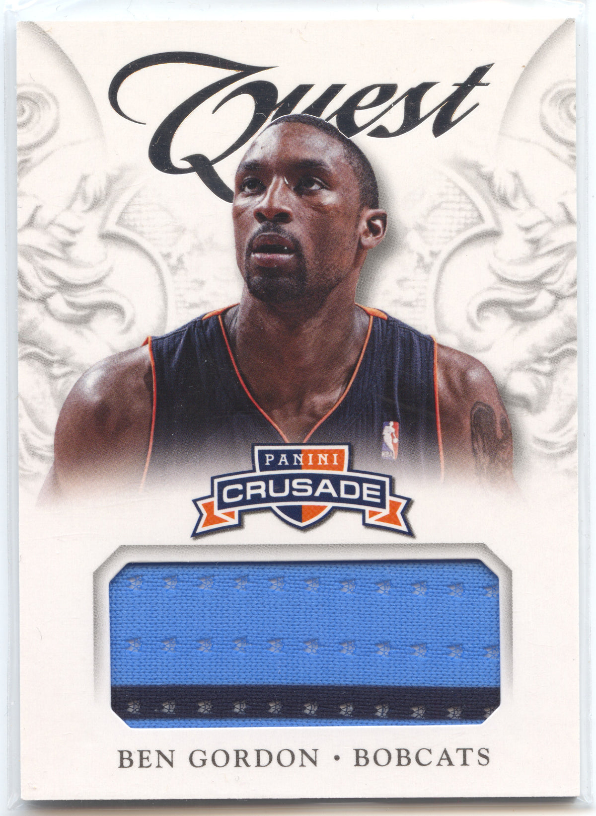 Basketball NBA Ben Gordon - 2012-13 Panini Crusade Basketball - Game-Worn Relic - Charlotte Bobcats #85 Trading Card Original